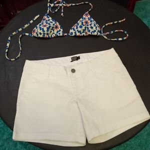 Volcom White Shorts Size 0
